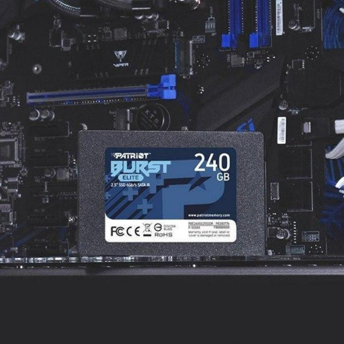 SSD накопитель PATRIOT Burst Elite 240 GB (PBE240GS25SSDR)