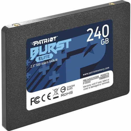 SSD накопитель PATRIOT Burst Elite 240 GB (PBE240GS25SSDR)