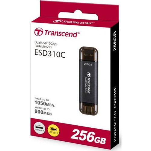 SSD накопитель Transcend ESD310 256 GB Black (TS256GESD310C)