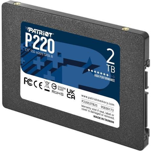 SSD накопитель PATRIOT P220 2 TB (P220S2TB25)