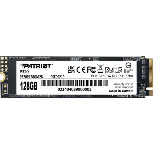 SSD накопитель PATRIOT P320 128 GB (P320P128GM28)