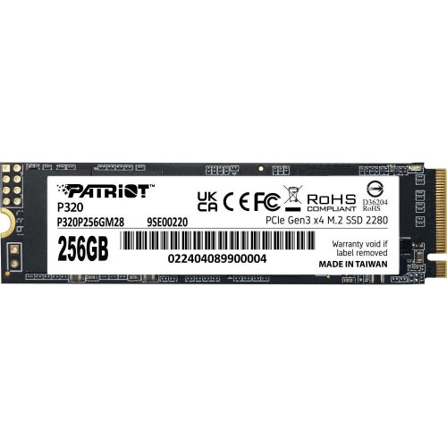 SSD накопитель PATRIOT P320 256 GB (P320P256GM28)