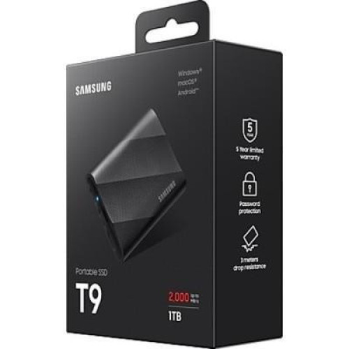 SSD накопитель Samsung T9 1 TB Black (MU-PG1T0B)