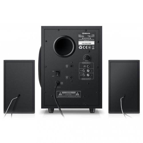 Мультимедийная акустика REAL-EL M-580 Black (EL121300012)
