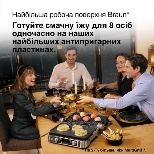 Электрогриль прижимной Braun MultiGrill 9 CG 9167