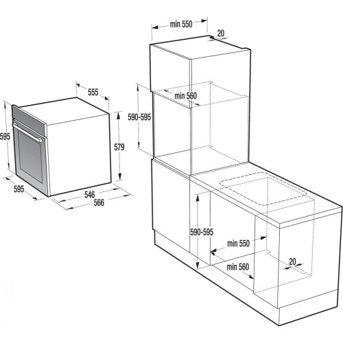 Духовка электрическая Gorenje BO798S38BG