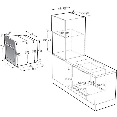 Духовка электрическая Gorenje BPS6737E02B