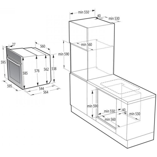 Духовка электрическая Gorenje BPS6737E04DBG