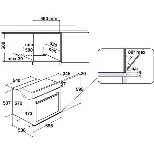 Духовка электрическая Whirlpool OAKZ9 7921 CS IX