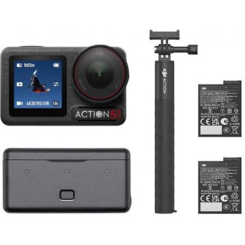 Экшн-камера DJI Osmo Action 5 Pro Adventure Combo (CP.OS.00000378.01, CP.OS.00000350.01)