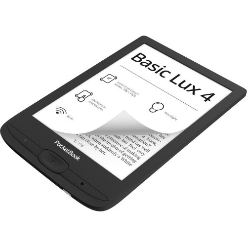 Электронная книга с подсветкой PocketBook 618 Basic Lux 4, Black (PB618-P-CIS)