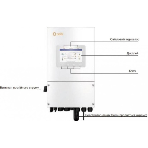 Гибридный солнечный инвертор (hybrid) Solis Solar S6-EH1P6K-L-PLUS