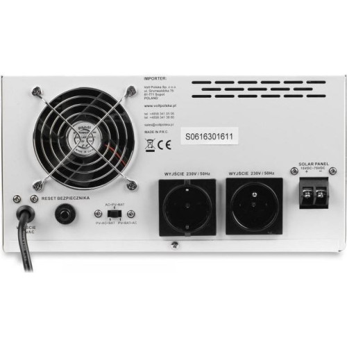 Гибридный солнечный инвертор (hybrid) Volt Polska SINUS PRO 1500S (3SPS150012)