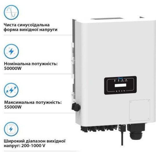 Сетевой солнечный инвертор (on-grid) Deye SUN-50K-G03