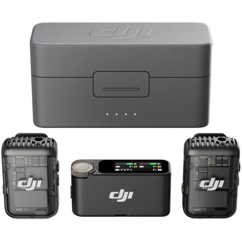 Беспроводная система DJI Mic 2 (2 TX + 1 RX) (6941565971364): превосходное качество звука и удобство использования