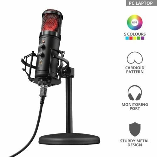 Микрофон для ПК / для стриминга, подкастов Trust GXT 256 Exxo USB Streaming Microphone (23510)