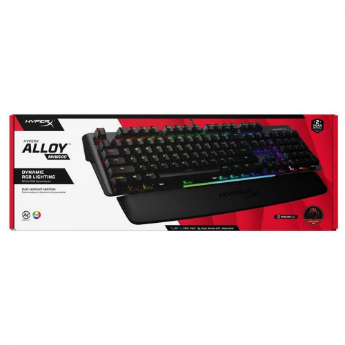 Клавиатура HyperX Alloy MKW100 USB Black RU (4P5E1AX)
