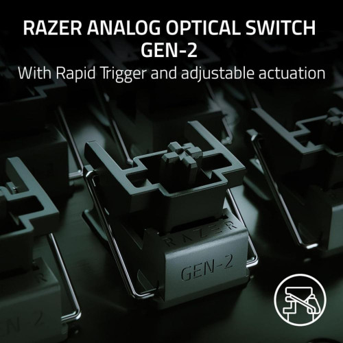 Клавиатура Razer Huntsman V3 Pro Mini USB Black (RZ03-04990100-R3M1)