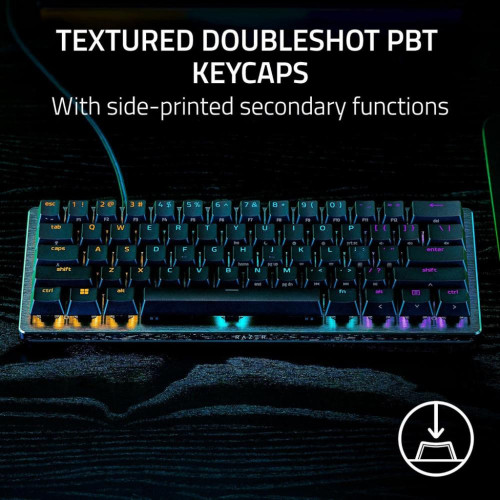 Клавиатура Razer Huntsman V3 Pro Mini USB Black (RZ03-04990100-R3M1)