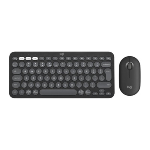 Комплект: клавиатура и мышь Logitech Pebble 2 Combo Graphite Wireless (920-012239)