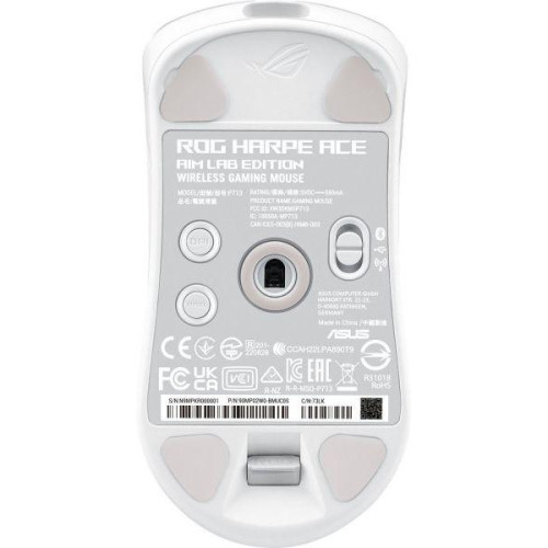 Мышь ASUS ROG Harpe Ace Aim Lab Edition White (90MP02W0-BMUA10)