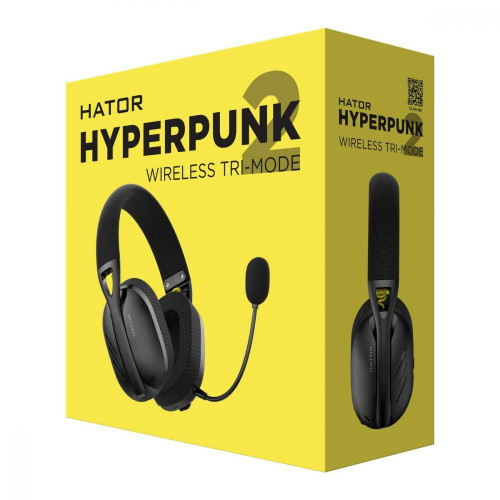 Наушники с микрофоном HATOR Hyperpunk 2 Wireless Tri-mode Black (HTA-855)