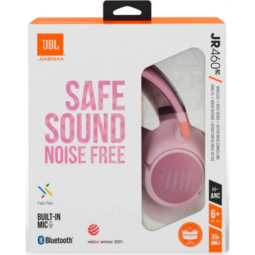 Наушники с микрофоном JBL JR460NC Pink (JBLJR460NCPIK)