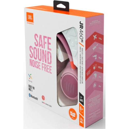 Наушники с микрофоном JBL JR460NC Pink (JBLJR460NCPIK)