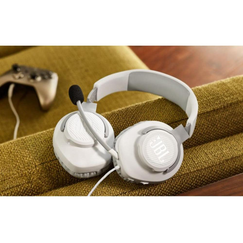 Наушники с микрофоном JBL Quantum 100 White (JBLQUANTUM100WHT)