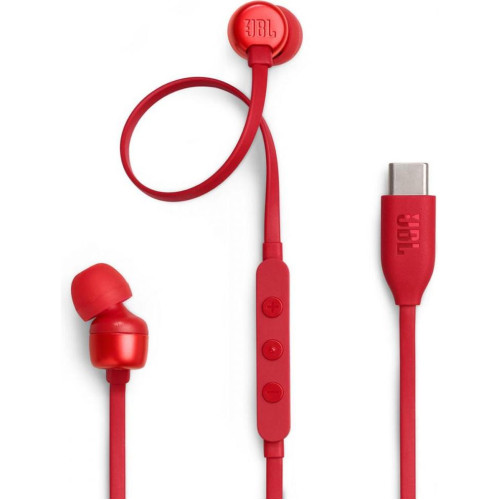 Наушники с микрофоном JBL Tune 310C Red (JBLT310CRED)