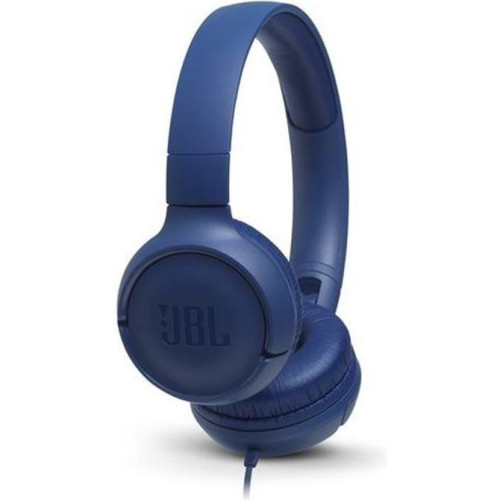 Наушники с микрофоном JBL Tune 500 Blue (JBLT500BLU)