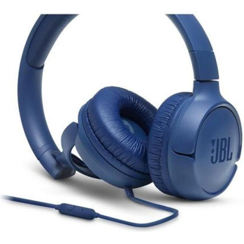 Наушники с микрофоном JBL Tune 500 Blue (JBLT500BLU)