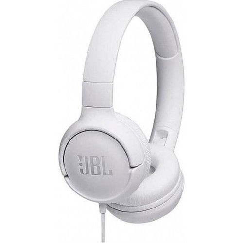 Наушники с микрофоном JBL Tune 500 White (JBLT500WHT)