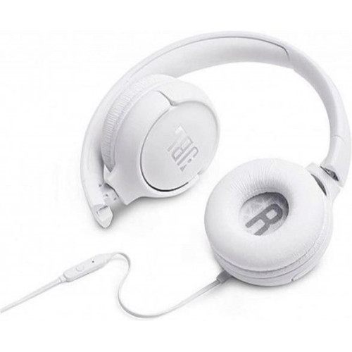 Наушники с микрофоном JBL Tune 500 White (JBLT500WHT)