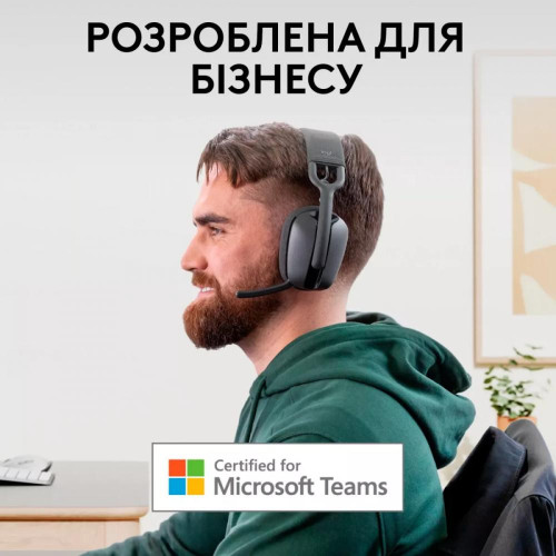 Наушники с микрофоном Logitech Zone Vibe Wireless Teams version Graphite (981-001157)