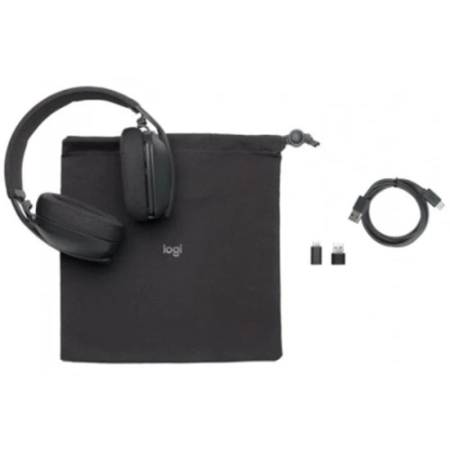 Наушники с микрофоном Logitech Zone Vibe Wireless UC version Graphite (981-001199)