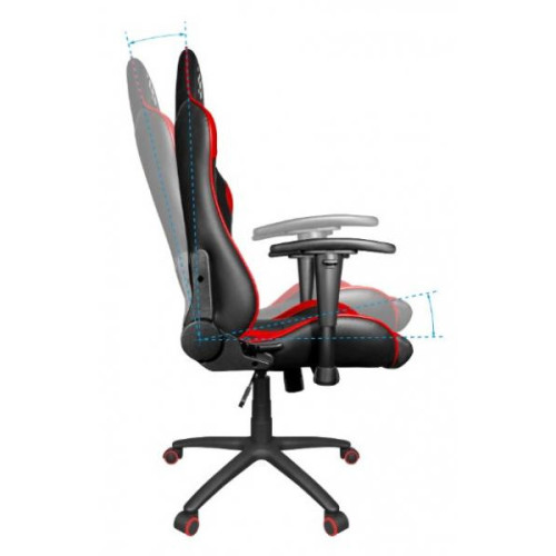 Компьютерное кресло для геймера Defender Devastator CT-365 PU Black/Red (64365)