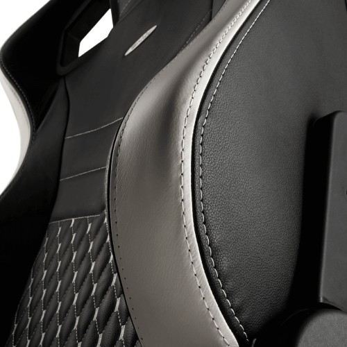 Компьютерное кресло для геймера Noblechairs Epic real leather black/white/red (NBL-RL-EPC-001)