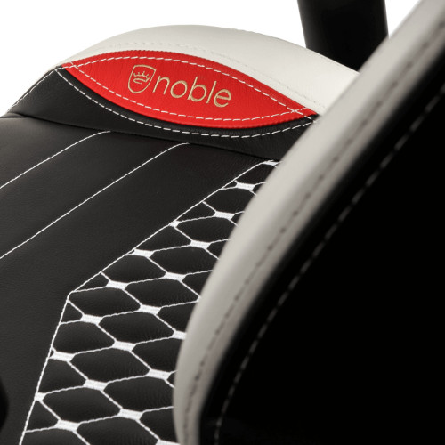 Компьютерное кресло для геймера Noblechairs Epic real leather black/white/red (NBL-RL-EPC-001)