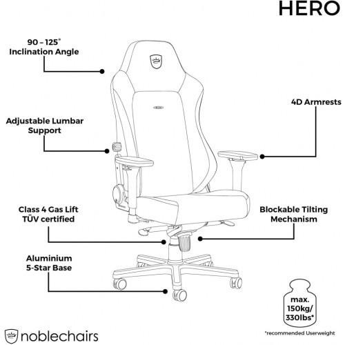 Компьютерное кресло для геймера Noblechairs Hero Series Fallout Vault Tec Edition (NBL-HRO-PU-FVT)
