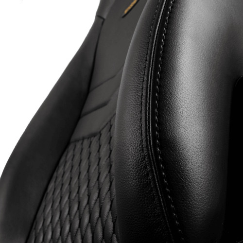 Компьютерное кресло для геймера Noblechairs Icon real leather black (NBL-ICN-RL-BLA)