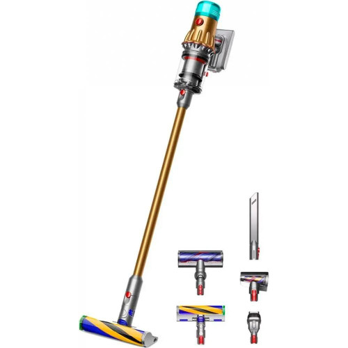 Вертикальный+ручной пылесос (2в1) Dyson V12 Detect Slim Absolute (2023) Gold/Gold (448072-01)