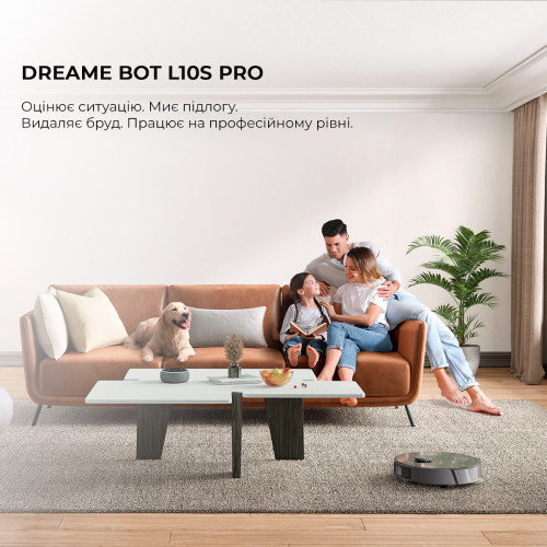 Робот-пылесос с влажной уборкой Dreame Bot L10s Pro (RLS6L)