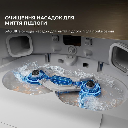 Робот-пылесос с влажной уборкой Dreame X40 Ultra White