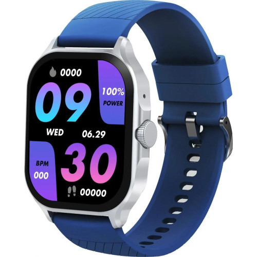 Смарт-часы Globex Smart Watch Urban Silver-Blue