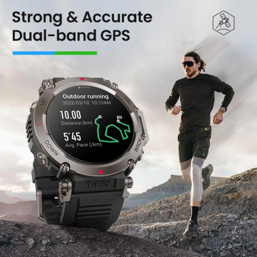 Смарт-часы Amazfit T-Rex Ultra Abyss Black