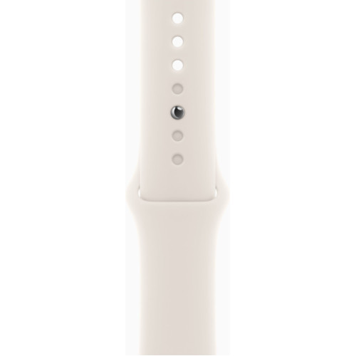 Смарт-часы Apple Watch Series 10 GPS + Cellular 46mm Gold Titanium Case w. Starlight Sport Band - S/M (MWYX3)