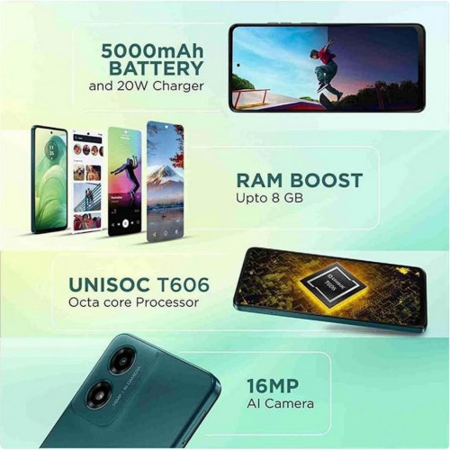 Cмартфон Motorola G04 4/64GB Sea Green (PB130021)