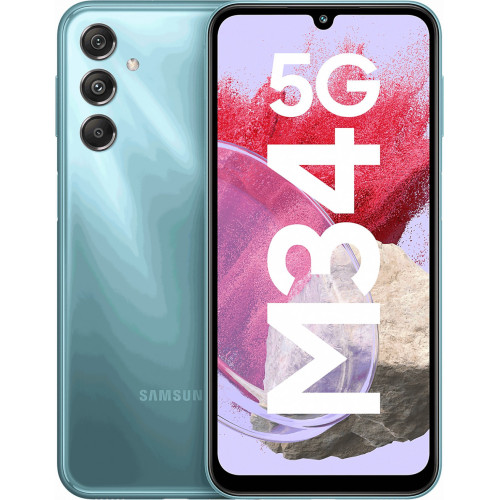 Samsung Galaxy M34 5G SM-M346B 6/128GB: стильный смартфон в цвете Waterfall Blue