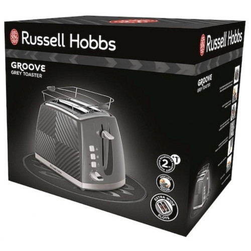 Тостер Russell Hobbs Groove Grey 26392-56